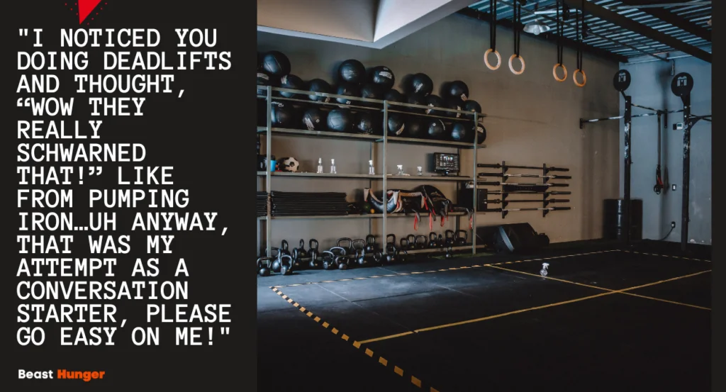 Gym Pick Up Lines